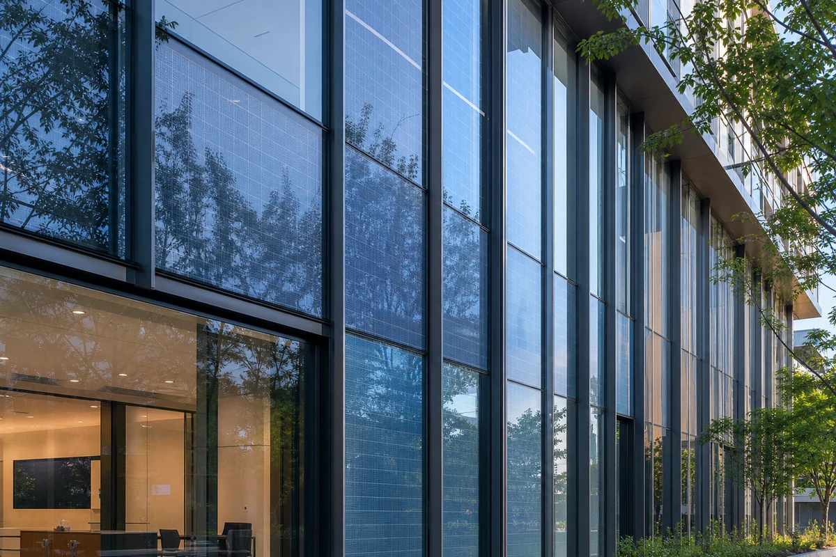 建物ファサードでのBIPV活用イメージ